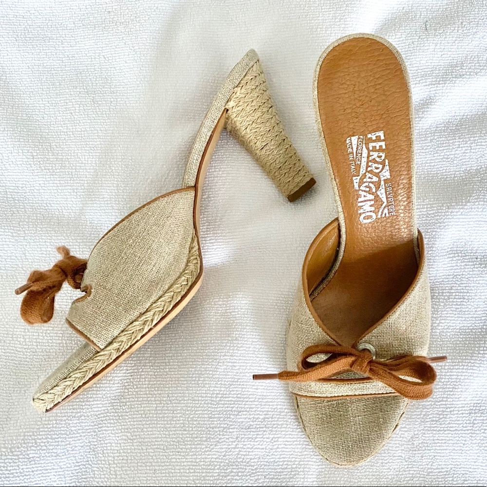 Salvatore Ferragamo Espadrille Heels